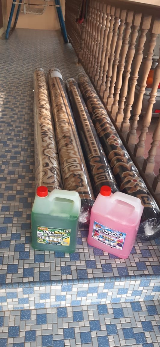 Karpet yang telah dibalut